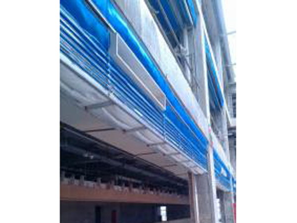 雙軌無(wú)機(jī)纖維特級(jí)防火卷簾折疊式