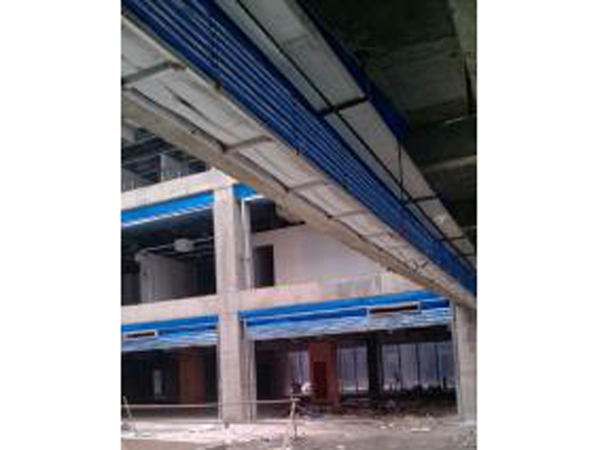 雙軌無(wú)機(jī)纖維特級(jí)防火卷簾折疊式