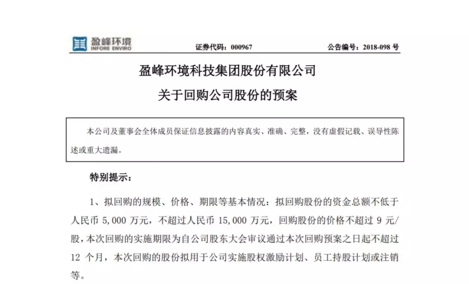 米蘭·(milan)中國官方網(wǎng)站環(huán)境宣布回購部分公司社會公眾股份