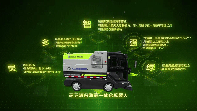 智能環(huán)衛(wèi)機器人軍團再添猛將！清掃消毒一體化機器人利劍出鞘